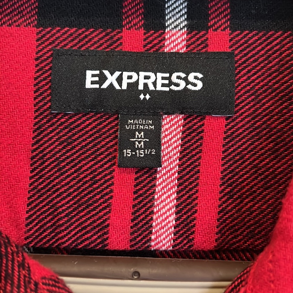 Express Men’s Flannel Shirt - Picture 2 of 4